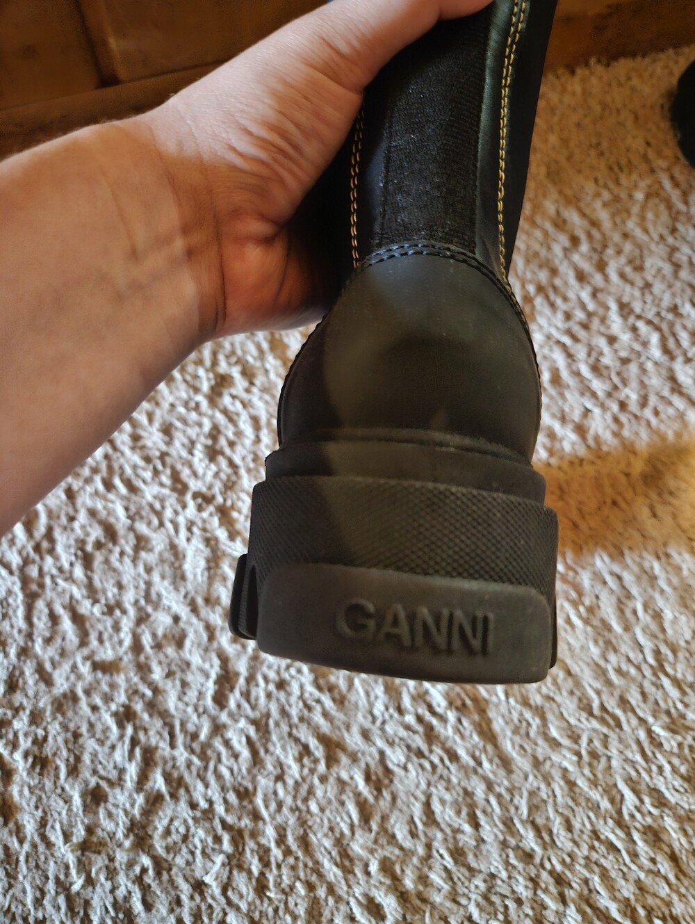 Ganni High Cleated Chelsea Boots - Picture 5 of 6
